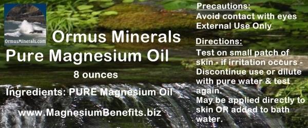 Ormus Minerals PURE Magnesium Oil